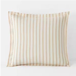 The Company Store Narrow Stripe Classic Cool Cotton Percale Pillow Sham